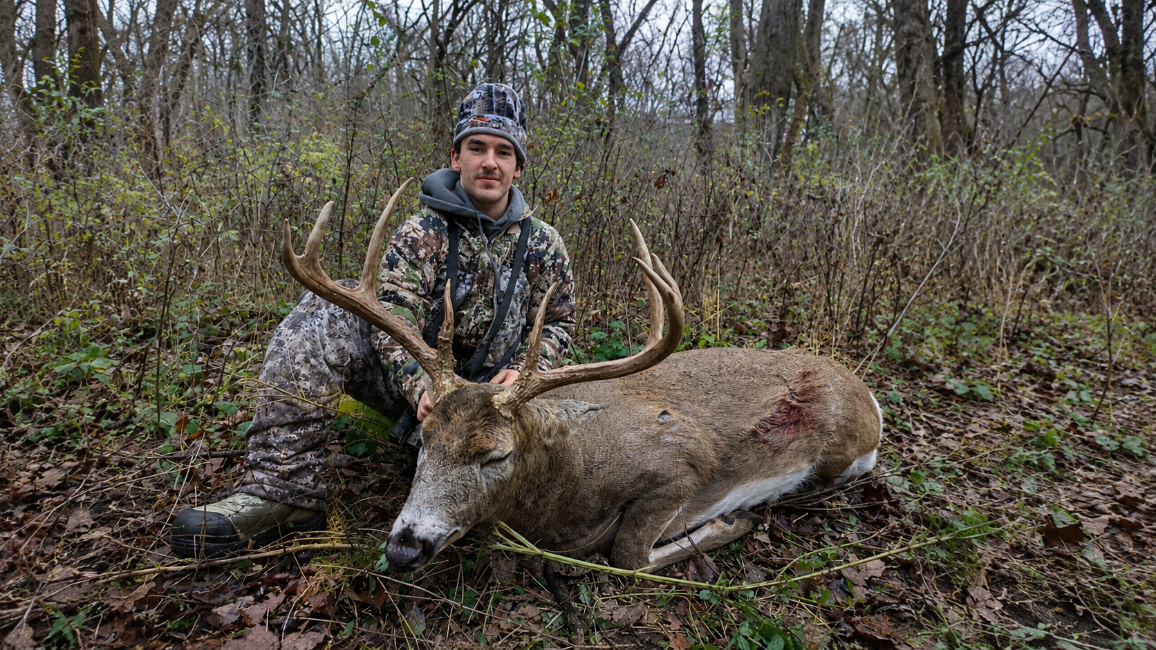 Young hunter on a miracle hunt