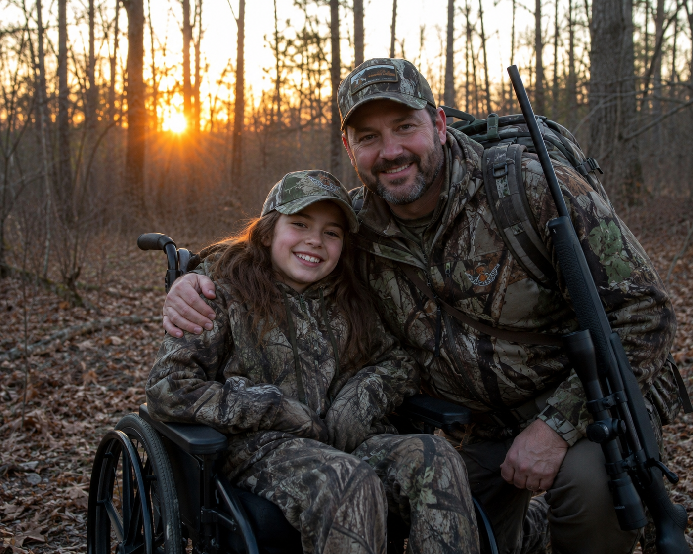 Young hunter on a miracle hunt