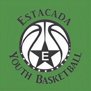 Estacada Youth Basketball coaches and players