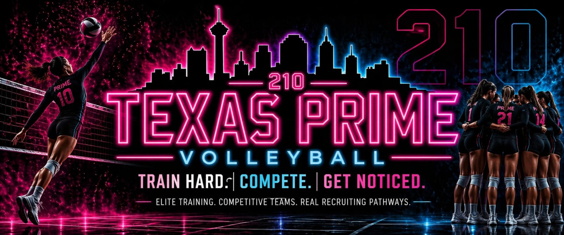 Texas Prime Volleyball — Train Hard. Compete. Get Noticed.
